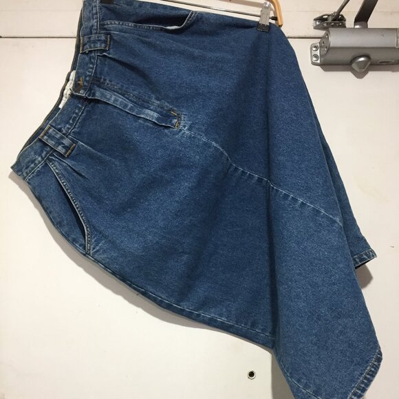 VINTAGE GLORIA VANDERBILT JEAN MAXI SKIRTS SIZE 12 - Picture 3 of 7